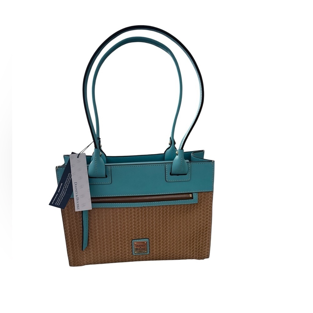 Dooney & Bourke Janine Straw Tote With Zipper | Nwt